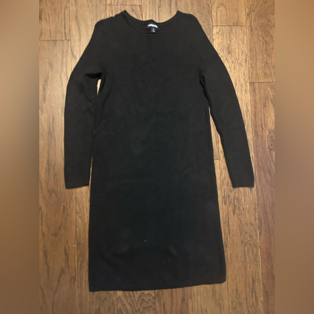 Lands' End Black Sweater Dress